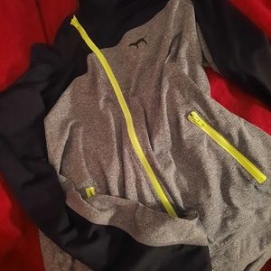 Pink zip up